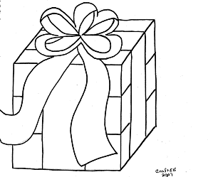 Gifts Coloring Pages