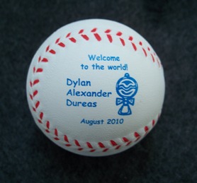 Birthday party favors for baseball lovers
