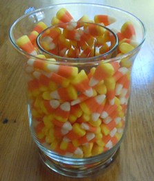 Halloween Crafts Candy Corn Vase Halloween Centerpiece