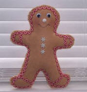 Learn to Sew Gingerbread Man - free printable pattern and sewing ...