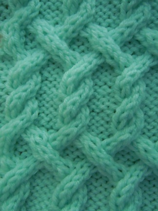 Turning Diagonals Cable knitting stitch; how to knit